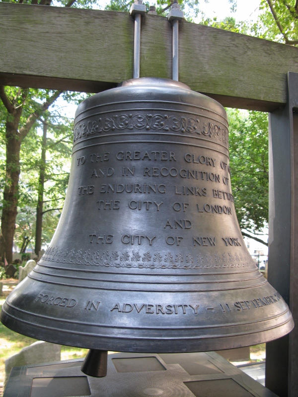 St Paul's Cemetery New York USA Bell of Hope