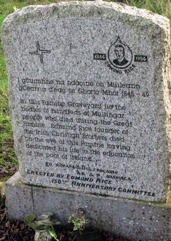 Famine graveyard Mullingar Co. Westmeath Ireland