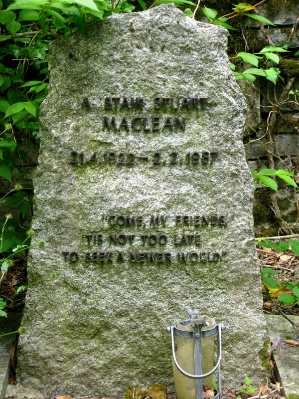 Vieux Cimitièrem Céligny Switzerland Alistair Maclean's Grave