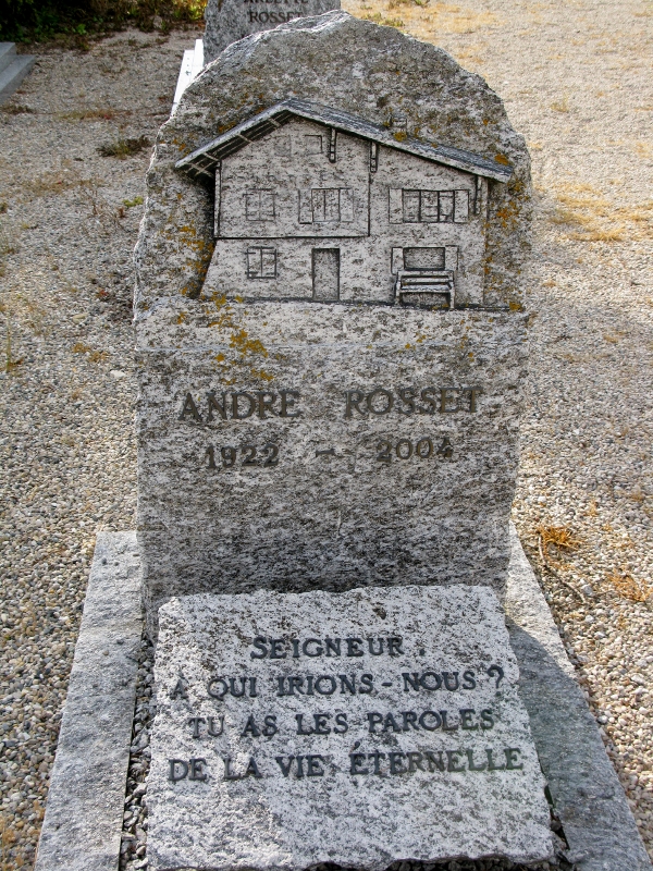 New cemetery Céligny Switzerland