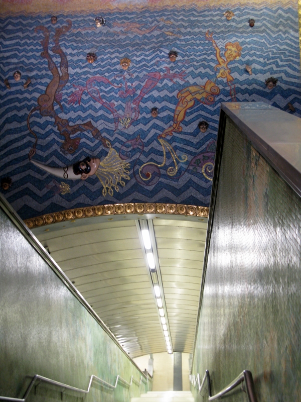 Naples metro art